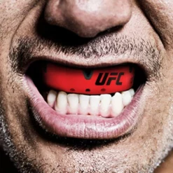 OPRO Mouthguard UFC Silver - Black/Red,