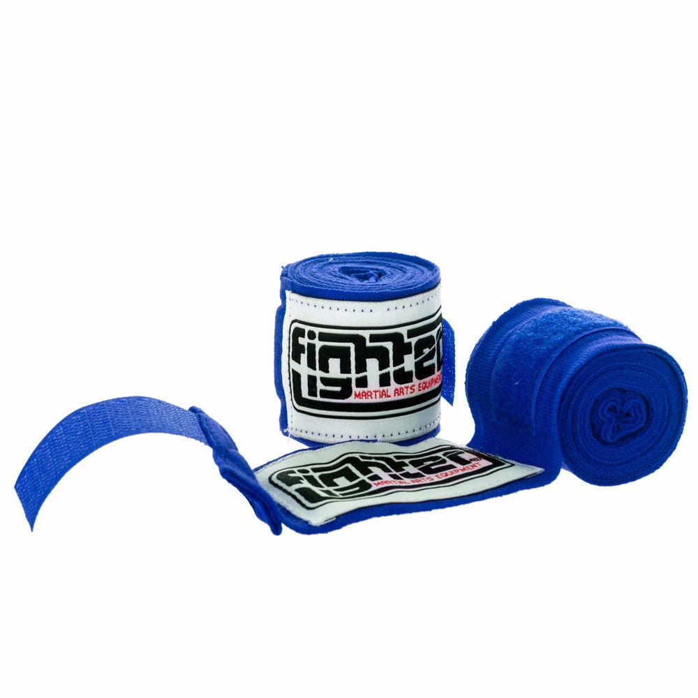 Fighter 2-Inch Blue Polycotton Handwraps, JE-1559BLU GLOVES 3 Fighter 2-Inch Blue Polycotton Handwraps, JE-1559BLU GLOVES