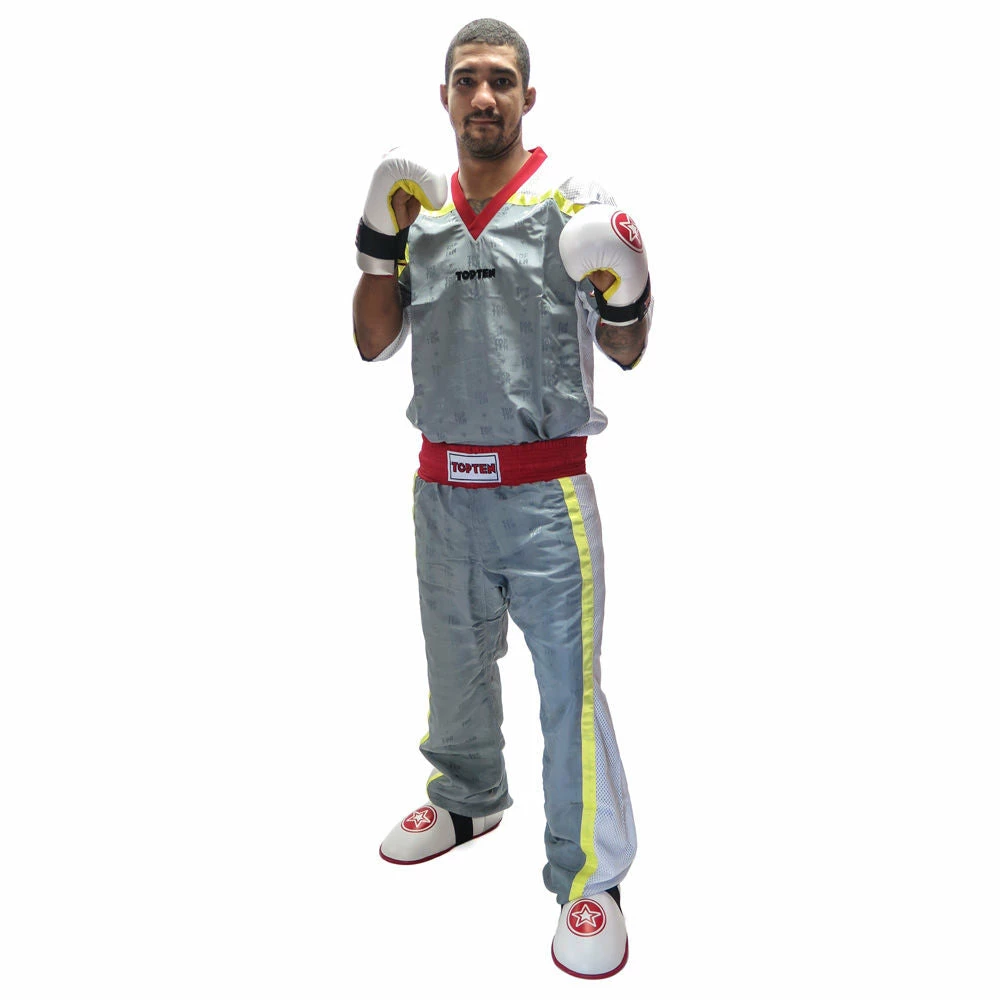 TopTen Top Ten Grey White Mesh Uniform 1605 Model - Grey/white/neon Yellow, 1605-21GD OFFERS 3 TopTen Top Ten Grey White Mesh Uniform 1605 Model - Grey/white/neon Yellow, 1605-21GD OFFERS