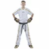 TopTen Top Ten White White Mesh Uniform 1605 Model - White/gold, 1605-10 1 TopTen Top Ten White White Mesh Uniform 1605 Model - White/gold, 1605-10