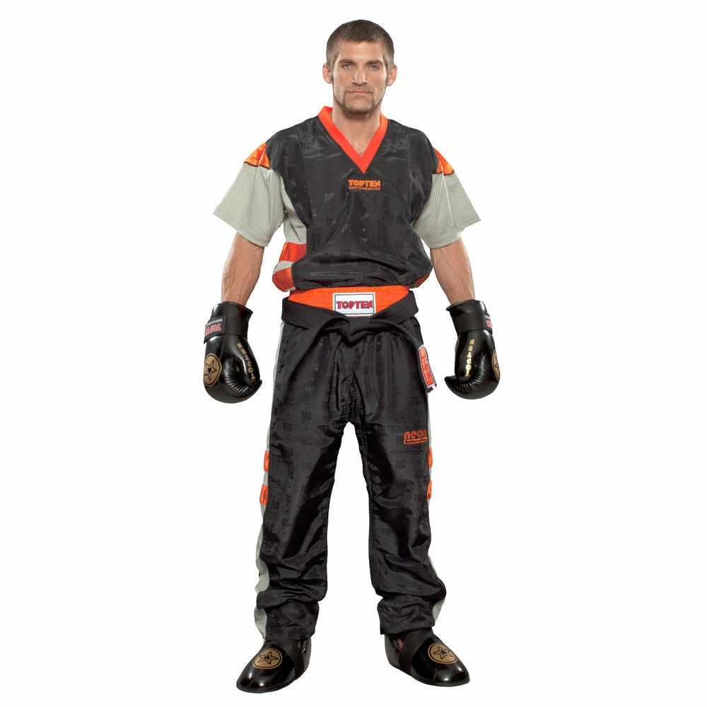 TopTen OFFERS Fight TOP TEN Uniform - Black/grey/neon Orange, 1681-93 3 TopTen OFFERS Fight TOP TEN Uniform - Black/grey/neon Orange, 1681-93