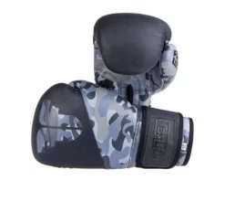 Fighter SPLIT Boxing Gloves - Black/camo, FBG-001BBL