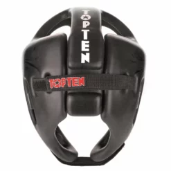 TopTen Top Ten Black Competition Fight Head Guard, 1061-BLK