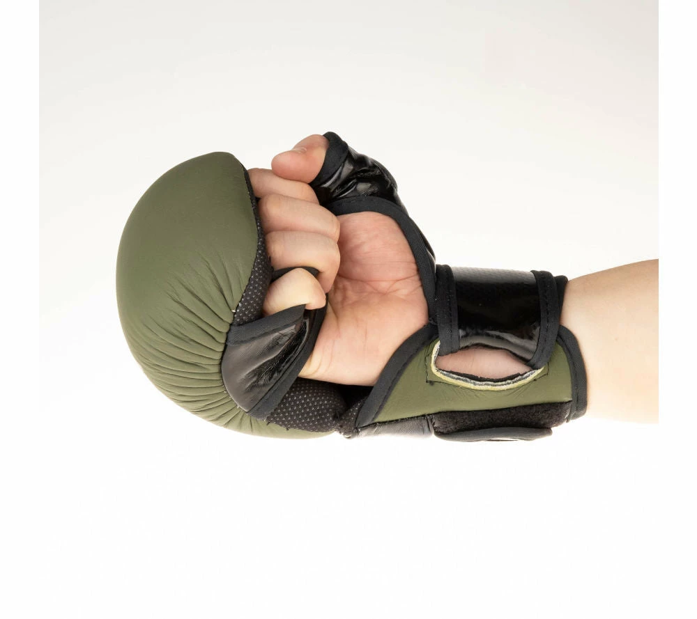Fighter Training MMA Gloves - Khaki/black, FMG-001 5 Fighter Training MMA Gloves - Khaki/black, FMG-001