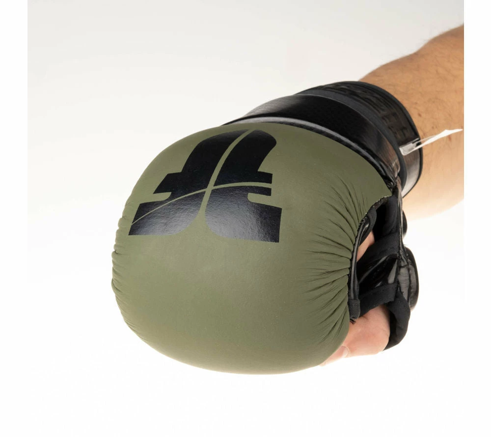 Fighter Training MMA Gloves - Khaki/black, FMG-001 10 Fighter Training MMA Gloves - Khaki/black, FMG-001
