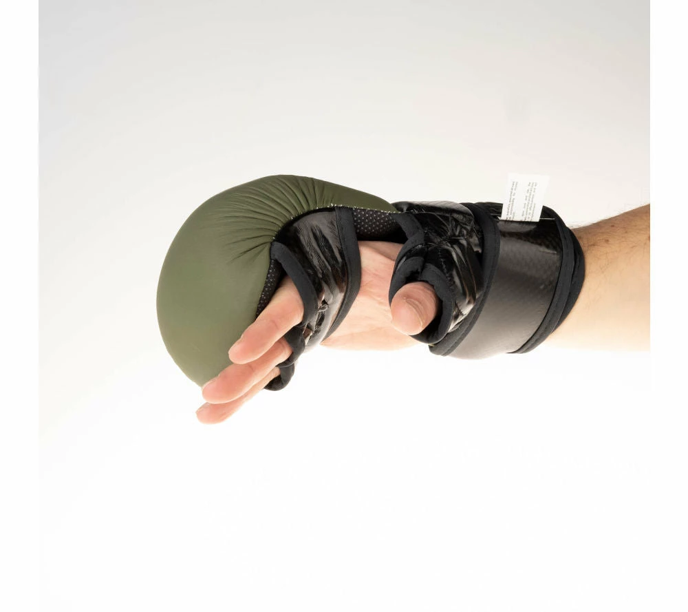 Fighter Training MMA Gloves - Khaki/black, FMG-001 12 Fighter Training MMA Gloves - Khaki/black, FMG-001