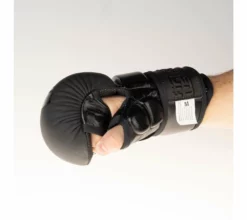 Fighter Training MMA Gloves - Black Logo, FMG-001