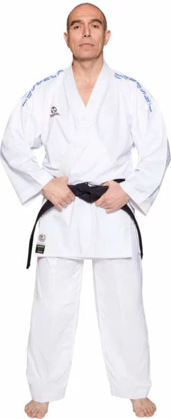 Uniforms & Gi Hayashi Karate Gi “Air Deluxe” - BLUE Embroidery SPE