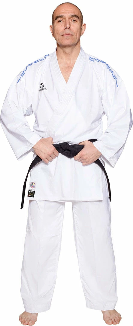 Uniforms & Gi Hayashi Karate Gi “Air Deluxe” - BLUE Embroidery SPE 3 Uniforms & Gi Hayashi Karate Gi “Air Deluxe” - BLUE Embroidery SPE