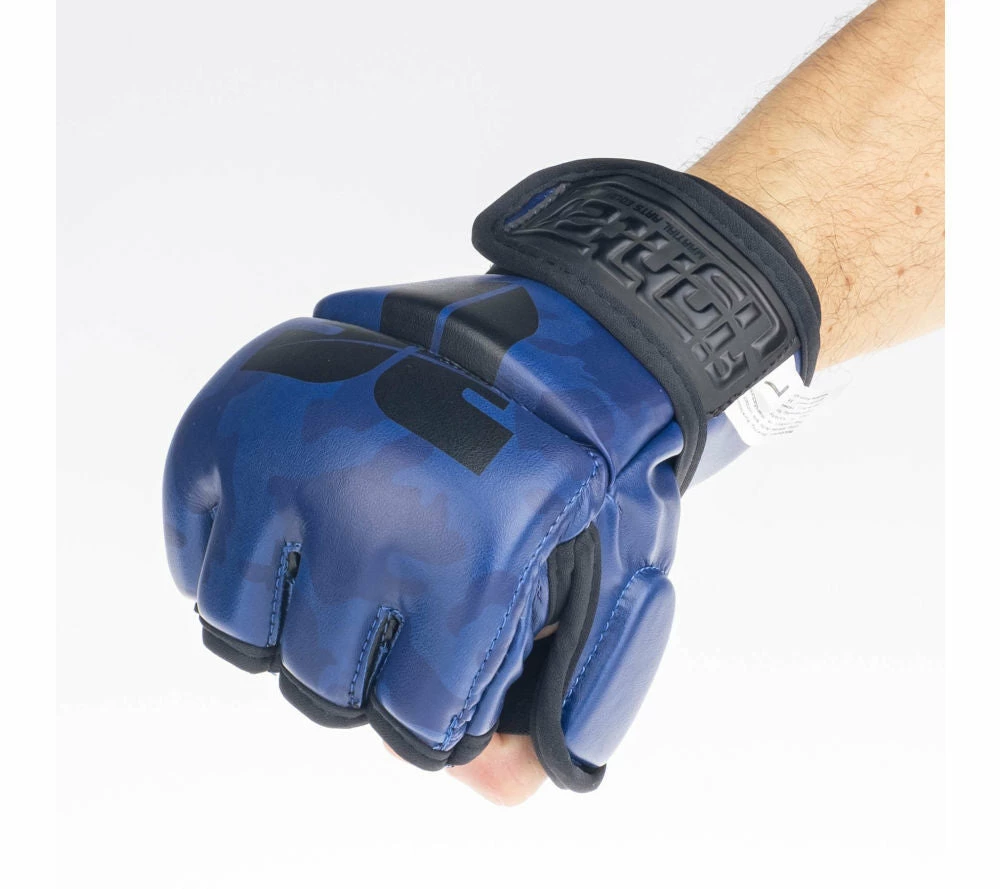 MMA Gloves Fighter Competition - Blue/camo 9 MMA Gloves Fighter Competition - Blue/camo
