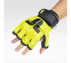 MMA Gloves Fighter Competition - Neon Yellow/camo