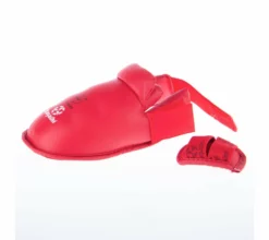 Hayashi WKF Foot And Shin Protection - Red, 343-4