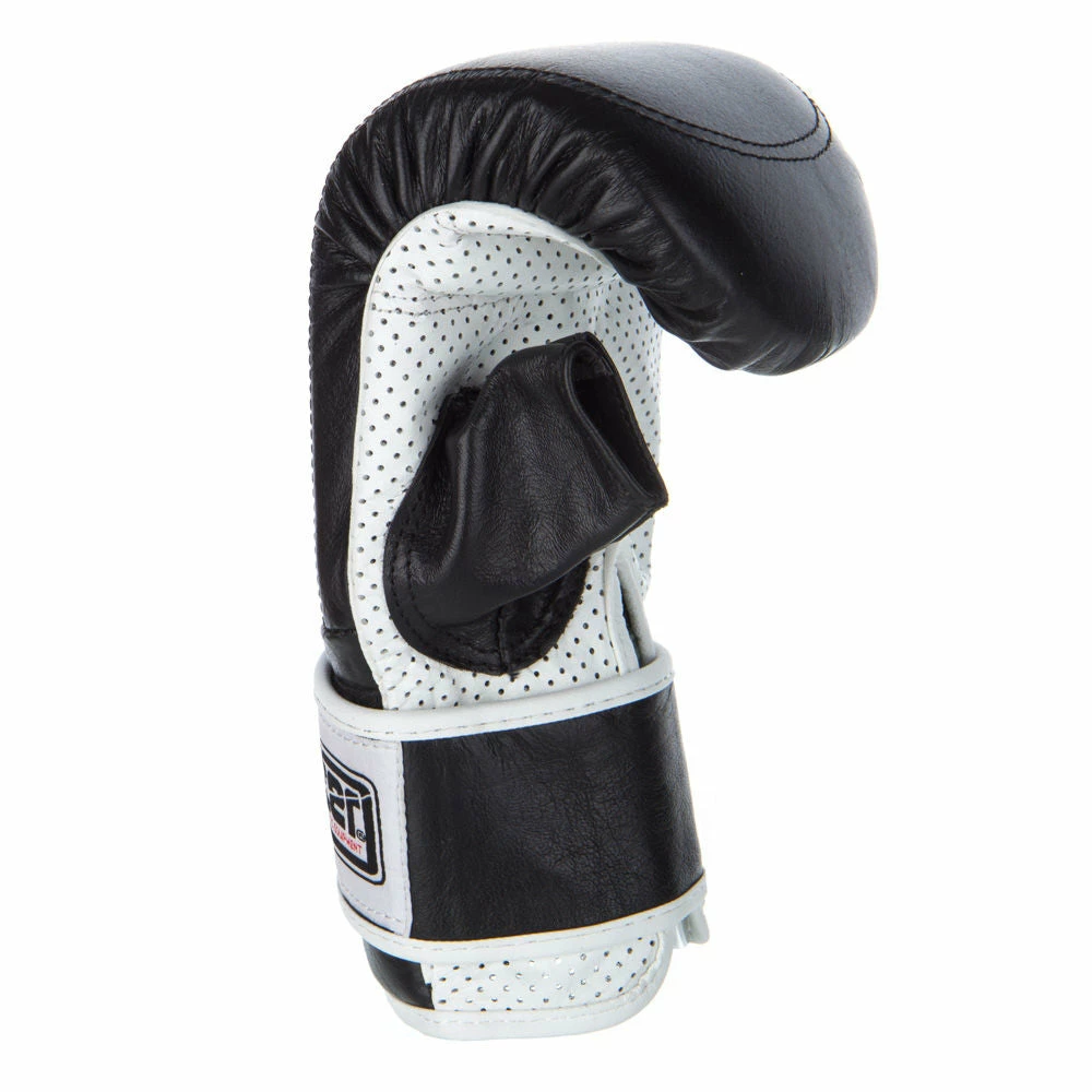 Bag Gloves Fighter Velcro - Black/white, Je-perf 4 Bag Gloves Fighter Velcro - Black/white, Je-perf
