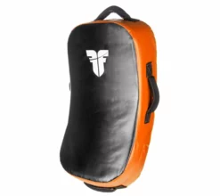 TRAINING Fighter Curved Kicking Shield - MULTI GRIP - Black/orange, FKSH-01
