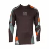 TopTen MMA Top Ten MMA Jungle Rashguard - Black/grey/neon Orange, 14121-93