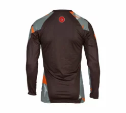 TopTen MMA Top Ten MMA Jungle Rashguard - Black/grey/neon Orange, 14121-93