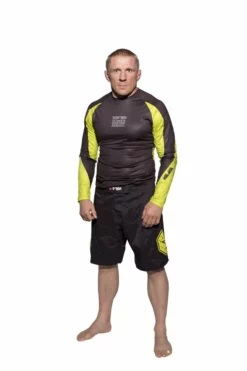 TopTen MMA Top Ten MMA UFA Rashguard - Black/yellow, 14111-92