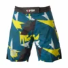 TopTen MMA Top Ten MMA Shorts Jungle - Blue/black/yellow, 18721-62