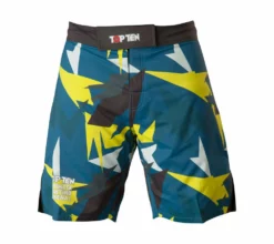 TopTen MMA Top Ten MMA Shorts Jungle - Blue/black/yellow, 18721-62