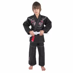 OFFERS Fighter BJJ Gi Demon Uniform - Black, BJJB-01