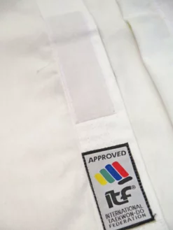 TopTen TOP TEN ITF KYONG Student Uniform - Embroidered White TKD Dobok, 16691-1