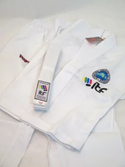 TopTen TOP TEN ITF KYONG Student Uniform - Embroidered White TKD Dobok, 16691-1