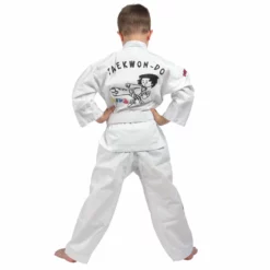 TopTen Top Ten Dobok Uniform - KIDS - White Cotton/Polyester SPE, 1668-1 UNIFORMS