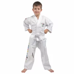 TopTen Top Ten Dobok Uniform - KIDS - White Cotton/Polyester SPE, 1668-1 UNIFORMS