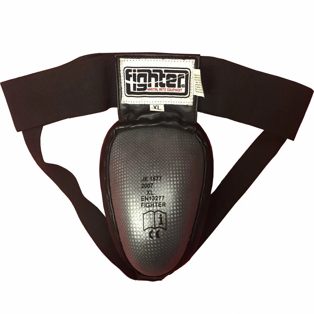 PROTECTION Fighter Steel Groin Guard Grey/negro, JE-1577 3 PROTECTION Fighter Steel Groin Guard Grey/negro, JE-1577