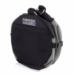 Fighter Round Shoulder Bag - Black/grey, FSB-04