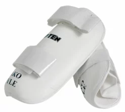 TopTen Shin Guard TOP TEN WAKO - White, 3208-1 PROTECTION