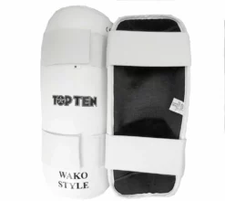 TopTen Shin Guard TOP TEN WAKO - White, 3208-1 PROTECTION