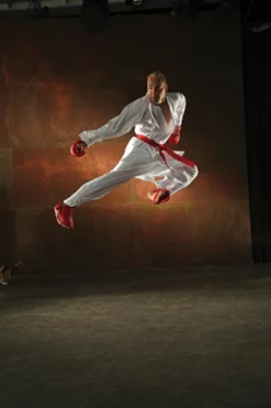 Hayashi WKF Foot And Shin Protection - Blue, 343-6