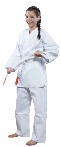 Hayashi HEIAN Lightweight White Student Uniform - 7oz WKF Approved SPE, 020-1WKF