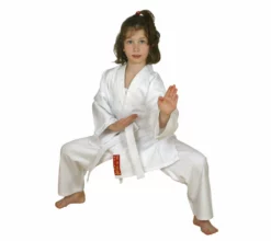 Hayashi HEIAN Lightweight White Student Uniform - 7oz WKF Approved SPE, 020-1WKF