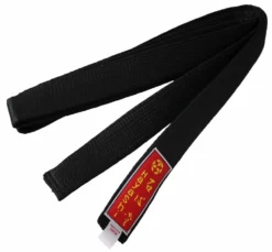 Hayashi Satin Black Belt, 0571-9 Uniforms & Gi