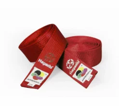 Uniforms & Gi Hayashi WKF Satin Red Belt, 053-4
