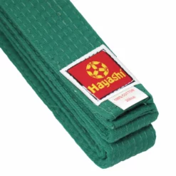 Uniforms & Gi Hayashi Budo Cotton Belt - Green, 050-5