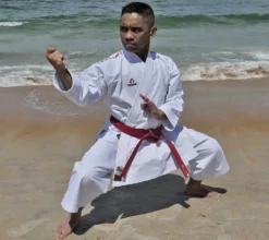 Uniforms & Gi Hayashi WKF Karate-Gi KATAMORI - Red Embroidery, 0295-4