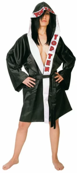 TopTen Top Ten Boxing Robe - Black/white, 1919-9