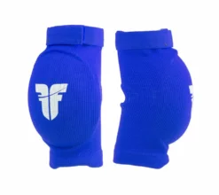 Fighter FF Elbow Guard Blue Oval Cup Protector With Elastic Strap, FEG-01B