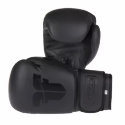 Fighter SIAM Boxing Gloves - Black, FBG-001B
