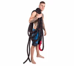 Fighter Battle Rope 35 - Red/black TRAINING
