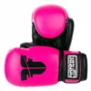 Fighter Synthetic Leather PU Basic Neon Pink/Black 6-12oz Boxing Gloves, 1376APUFP 2 Fighter Synthetic Leather PU Basic Neon Pink/Black 6-12oz Boxing Gloves, 1376APUFP