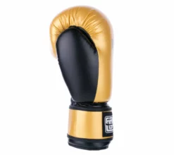 PU Basic Fighter Gloves - Gold/black, 1376APUGL