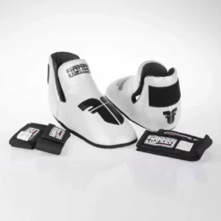 Fighter Strap Kicks - White, FFG-001W PROTECTION