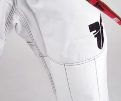 Fighter BJJ Gi Pearl Weave Uniform - White, BJJBW-08 UNIFORMS