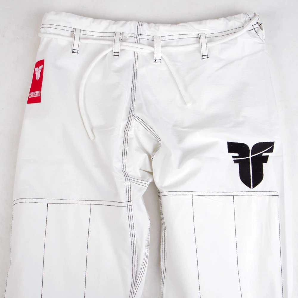 Fighter BJJ Gi Pearl Weave Uniform - White, BJJBW-08 UNIFORMS 7 Fighter BJJ Gi Pearl Weave Uniform - White, BJJBW-08 UNIFORMS
