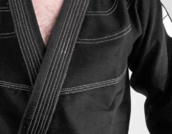 Fighter BJJ Gi Pearl Weave Uniform - Black, BJJBL-09 UNIFORMS 15 Fighter BJJ Gi Pearl Weave Uniform - Black, BJJBL-09 UNIFORMS