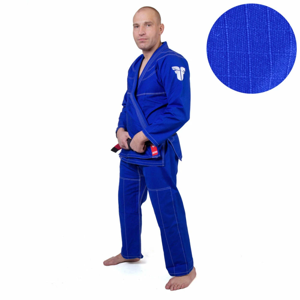UNIFORMS Fighter BJJ Gi Ripstop Uniform - Blue, BJJBLU-04 3 UNIFORMS Fighter BJJ Gi Ripstop Uniform - Blue, BJJBLU-04